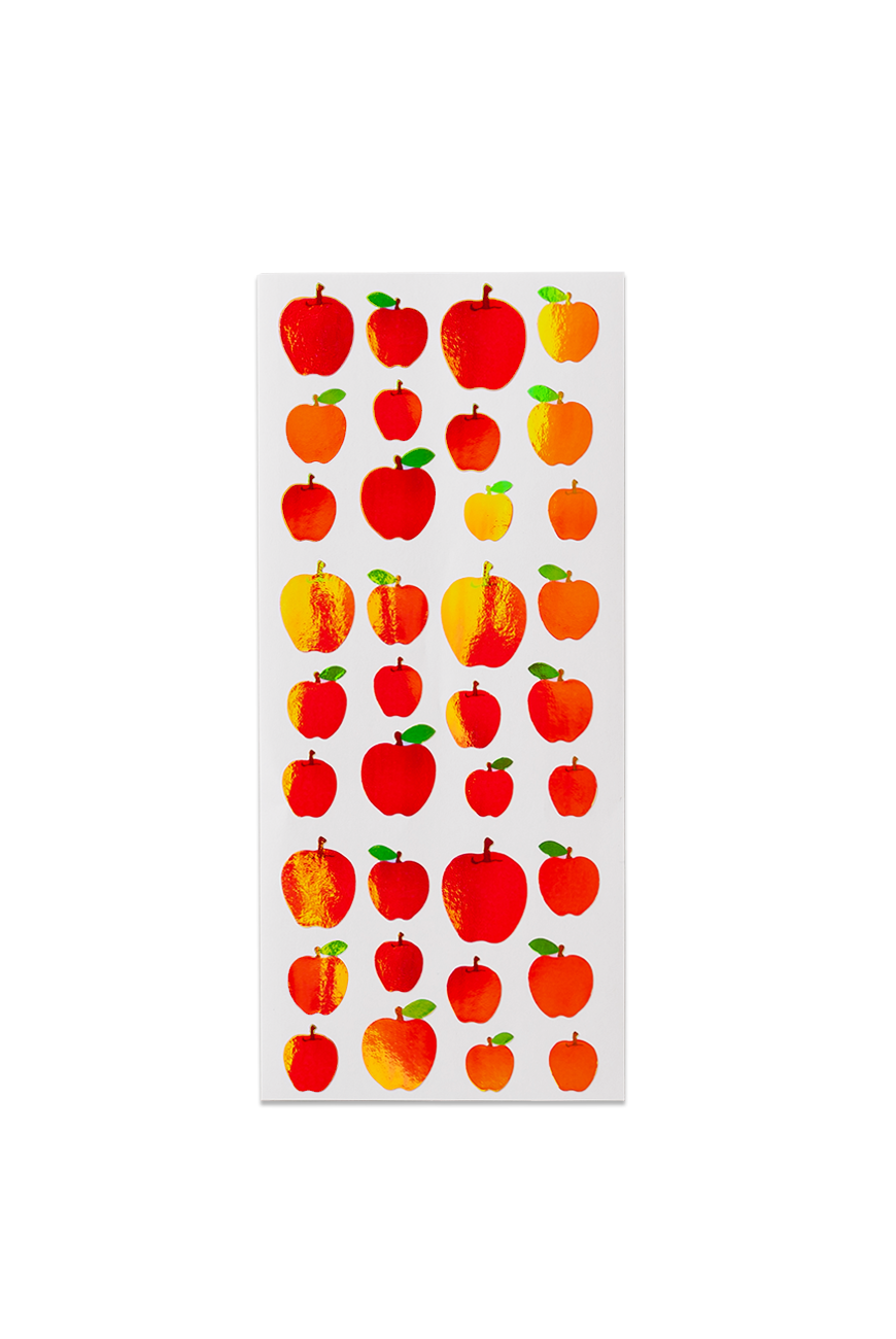 오로라 스티커 Aurora Sticker - Apple Big and Small