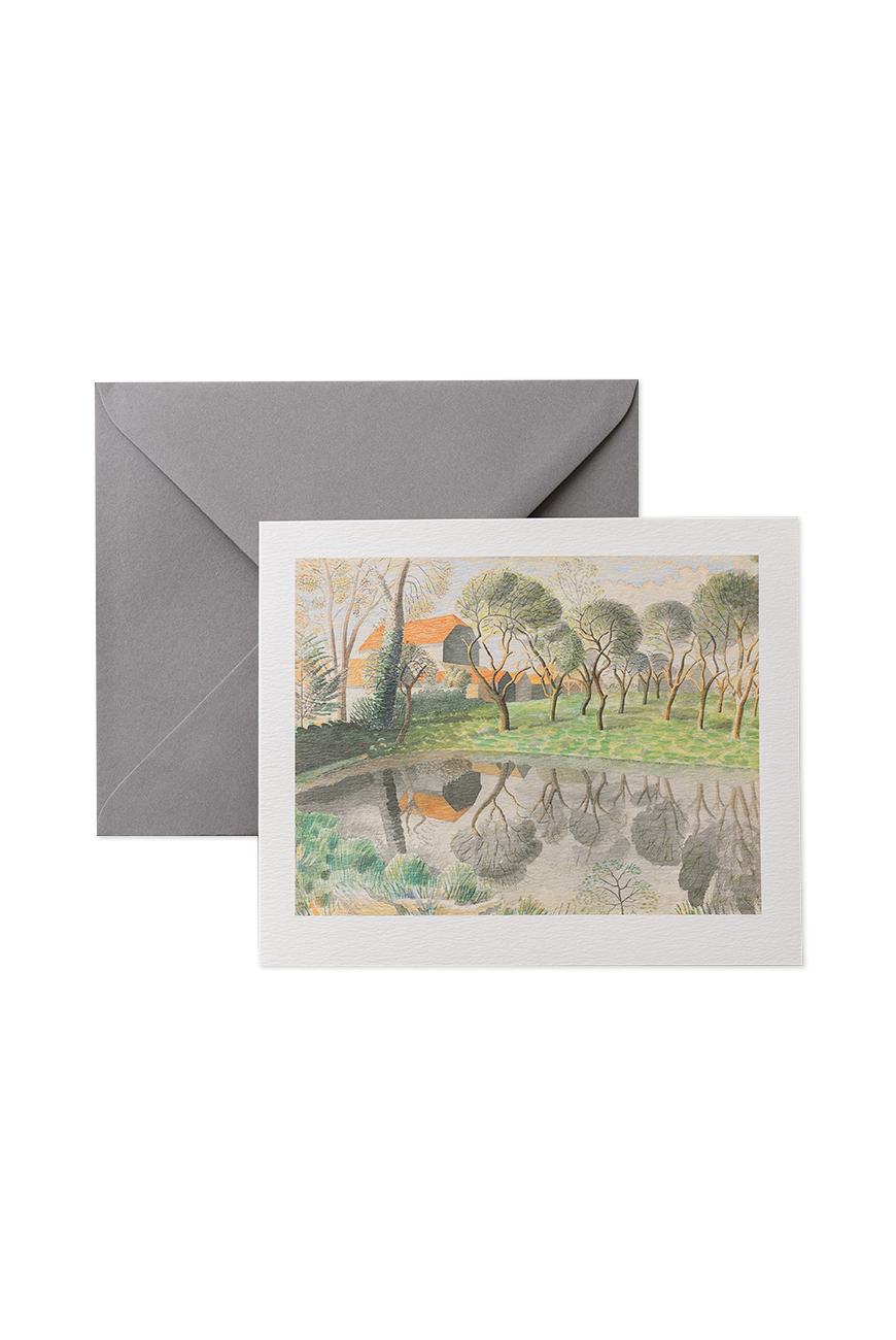 Notecard - Newt Pond, 1932