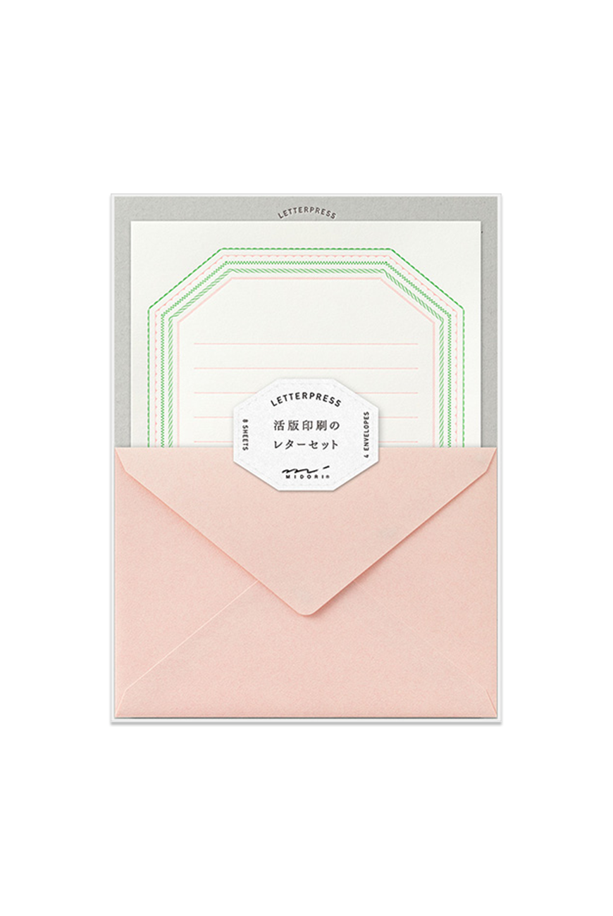 Letterpress Set Frame - Pink