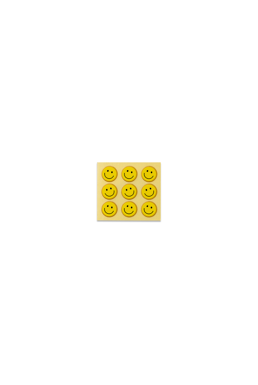 데코 스티커 Deco Sticker - Goldrim Smile 3line
