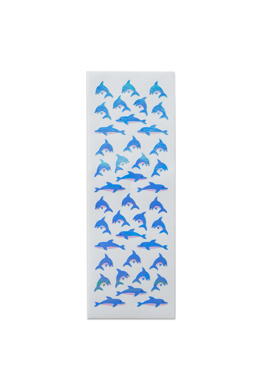 오로라 스티커 Aurora Sticker - Dolphin