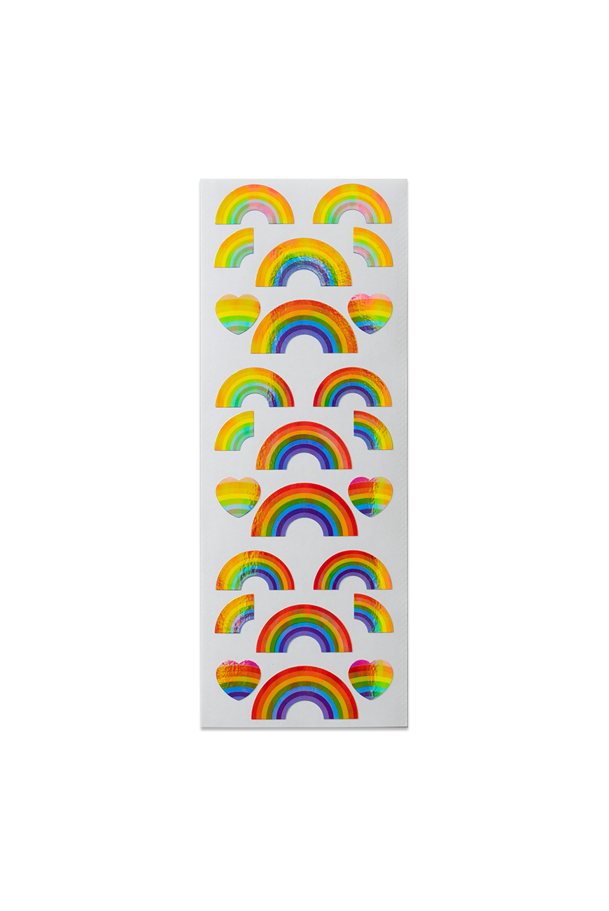 오로라 스티커 Aurora Sticker - Rainbow