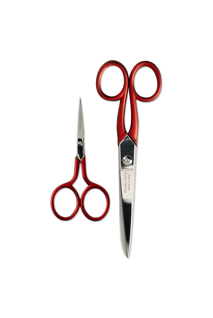 Scarlet red scissors