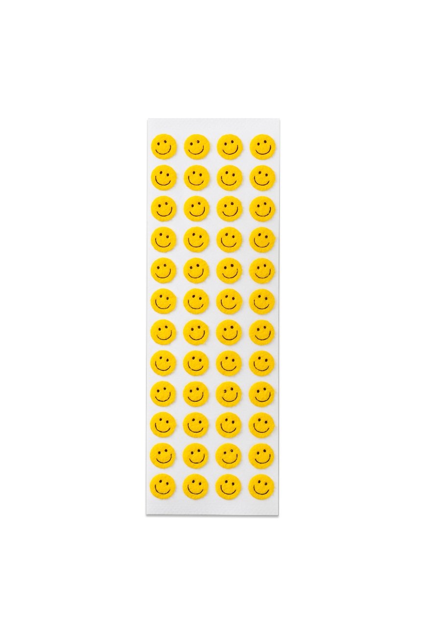 펠트 스티커 Felt Sticker - Smile 4line