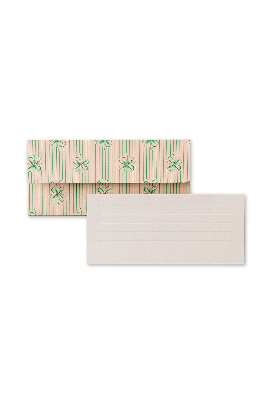 Money Envelope &amp; Card Four Leaf Clover