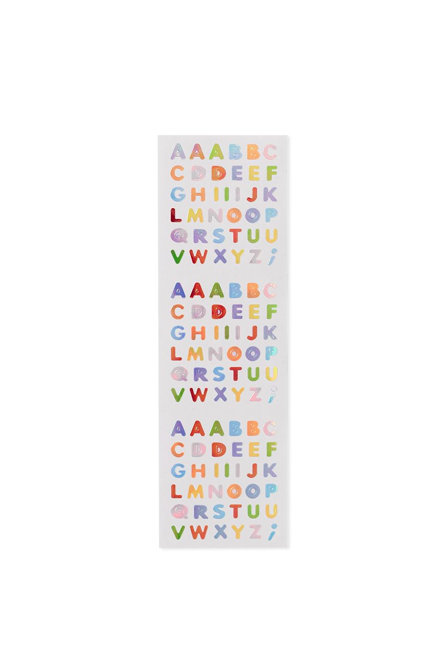 오로라 스티커 Aurora Sticker - Alphabet