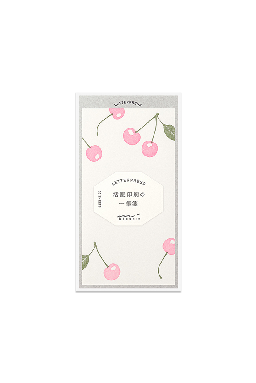 Message Letter pad - Cherry