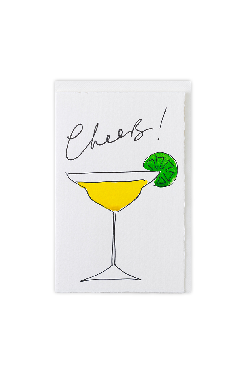 Greeting Card Cheers Margarita