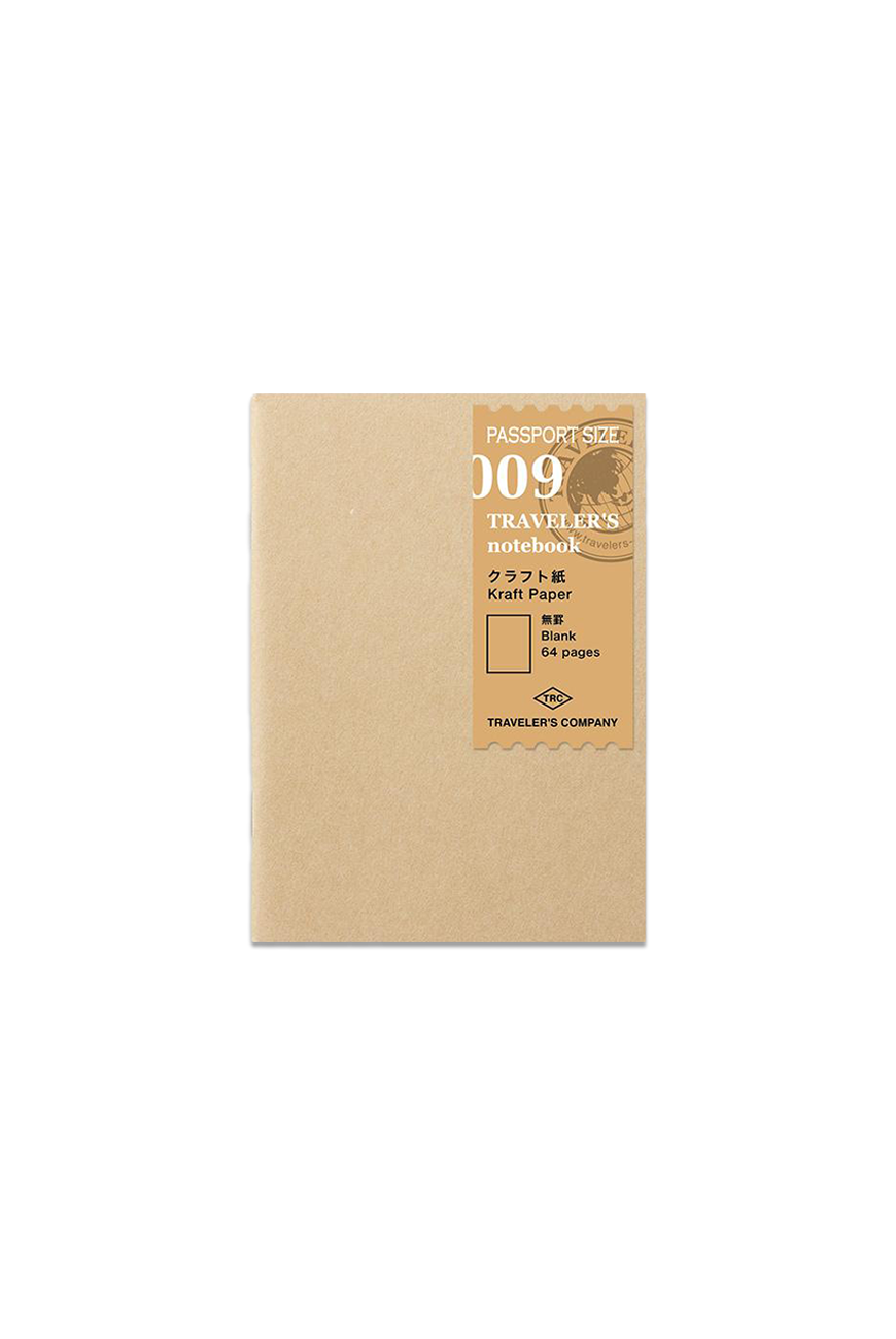 009 Kraft paper notebook passport size