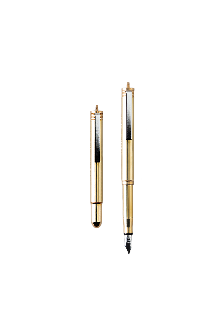 Brass fountain pen solid brass