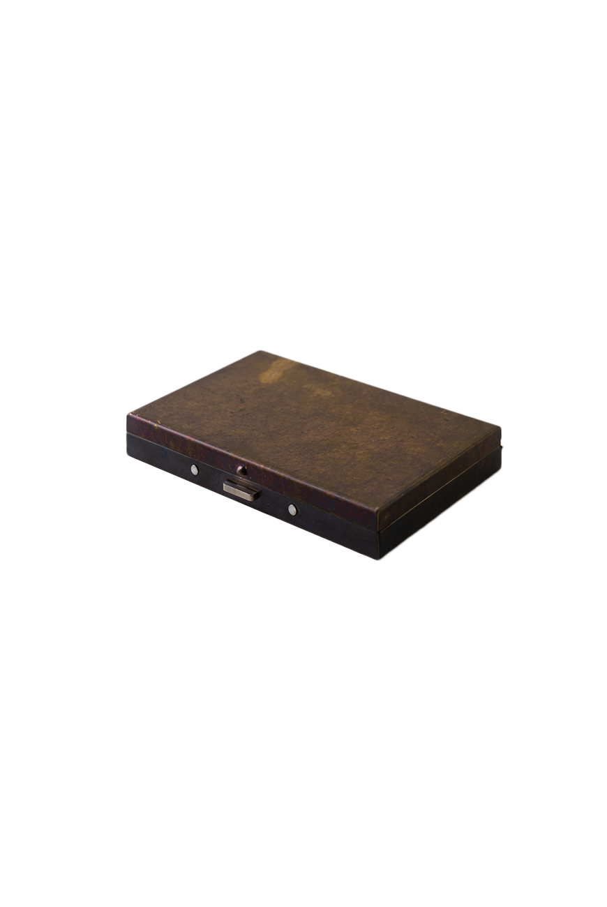 Brass Box Cardcase+ Rust