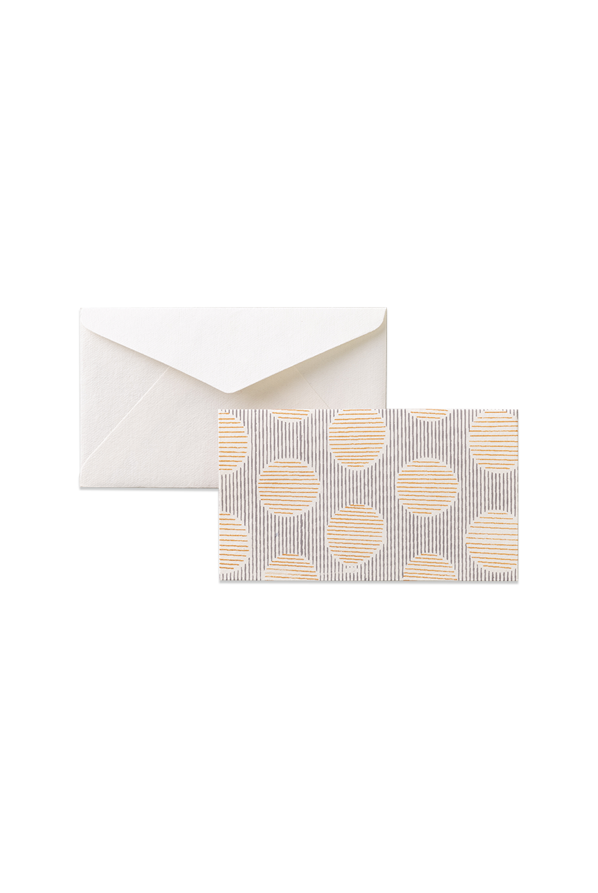Box card &amp; envelope - Shima-maru grey