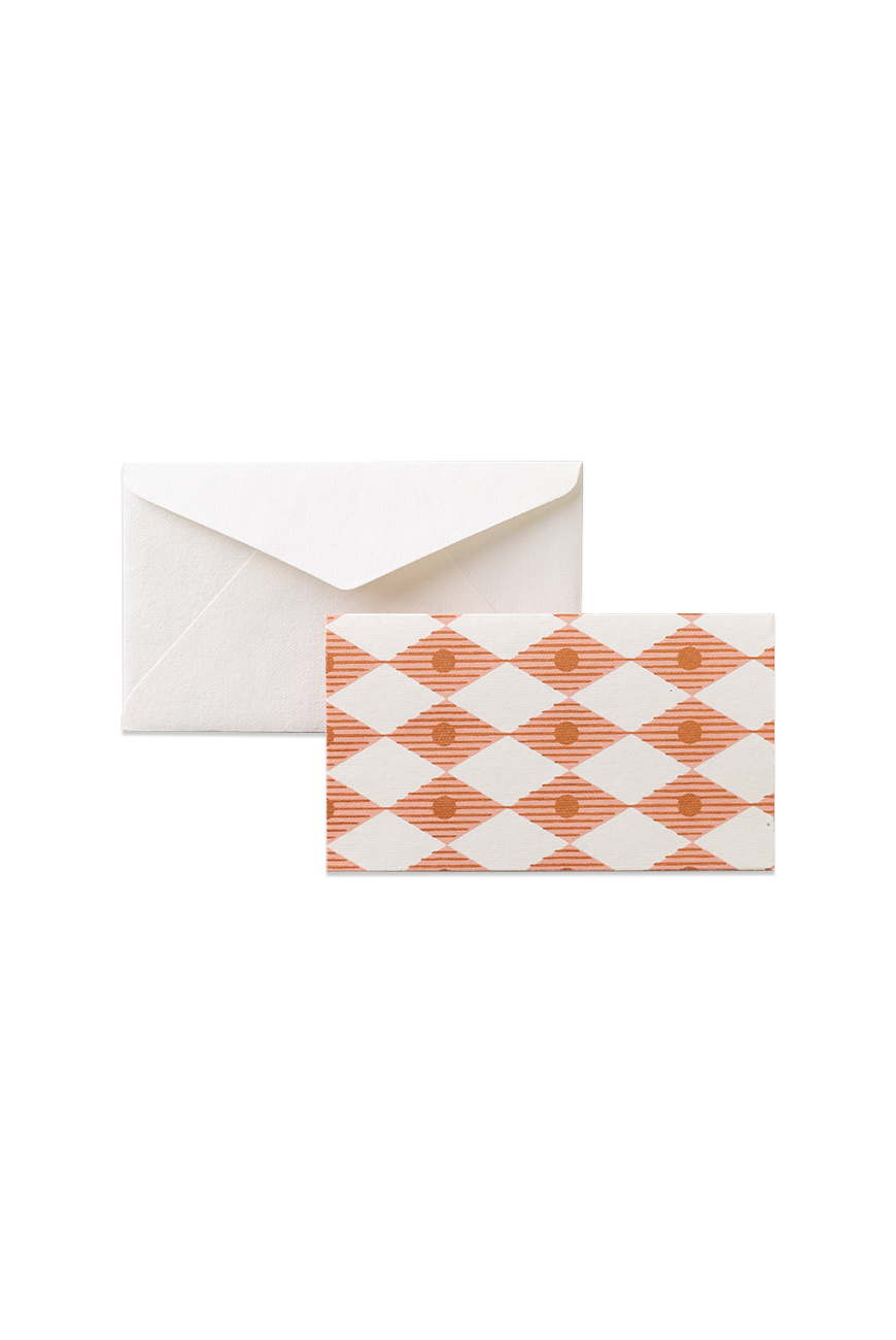 Box Card &amp; Envelope - Chess Copper