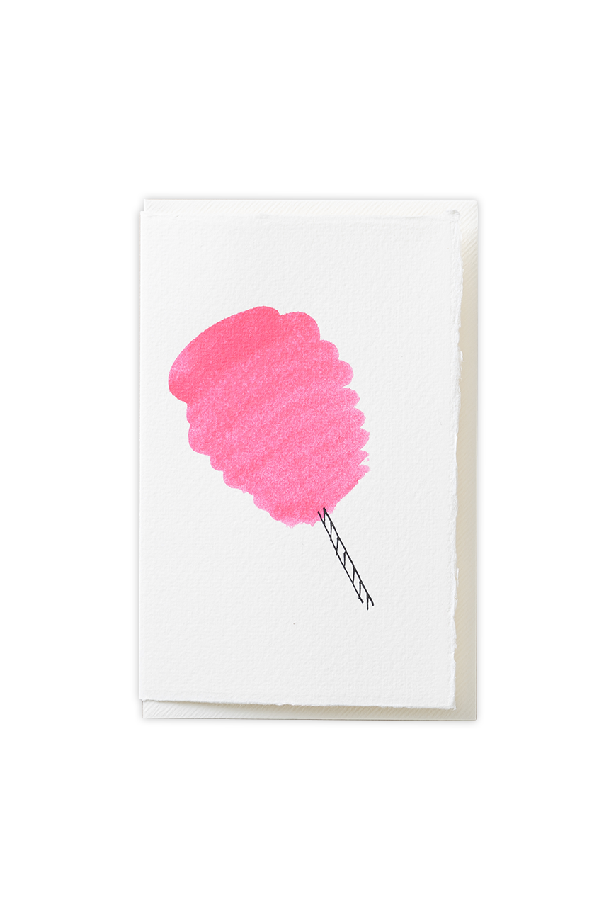 Greeting Card Candy Floss