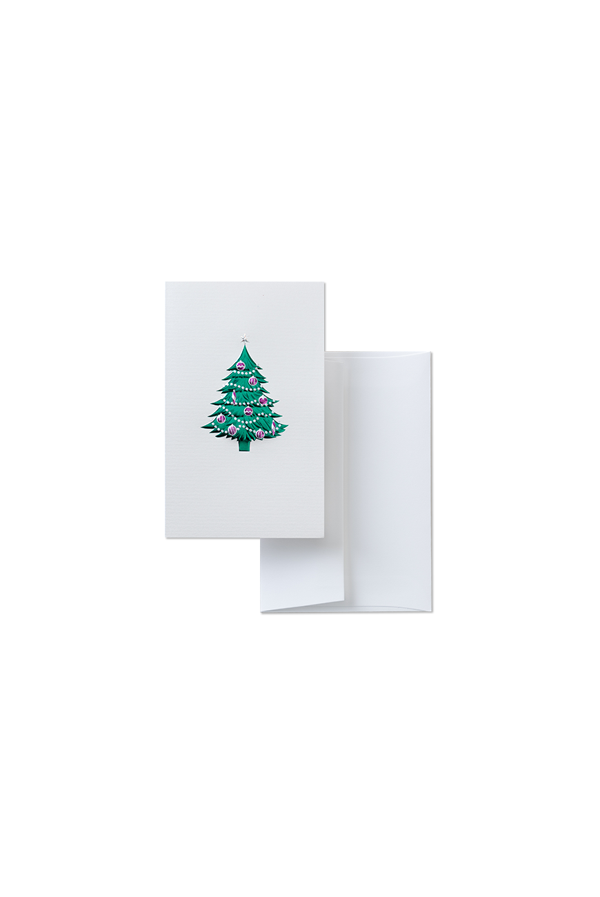 Greeting Card - Tree With Ornaments