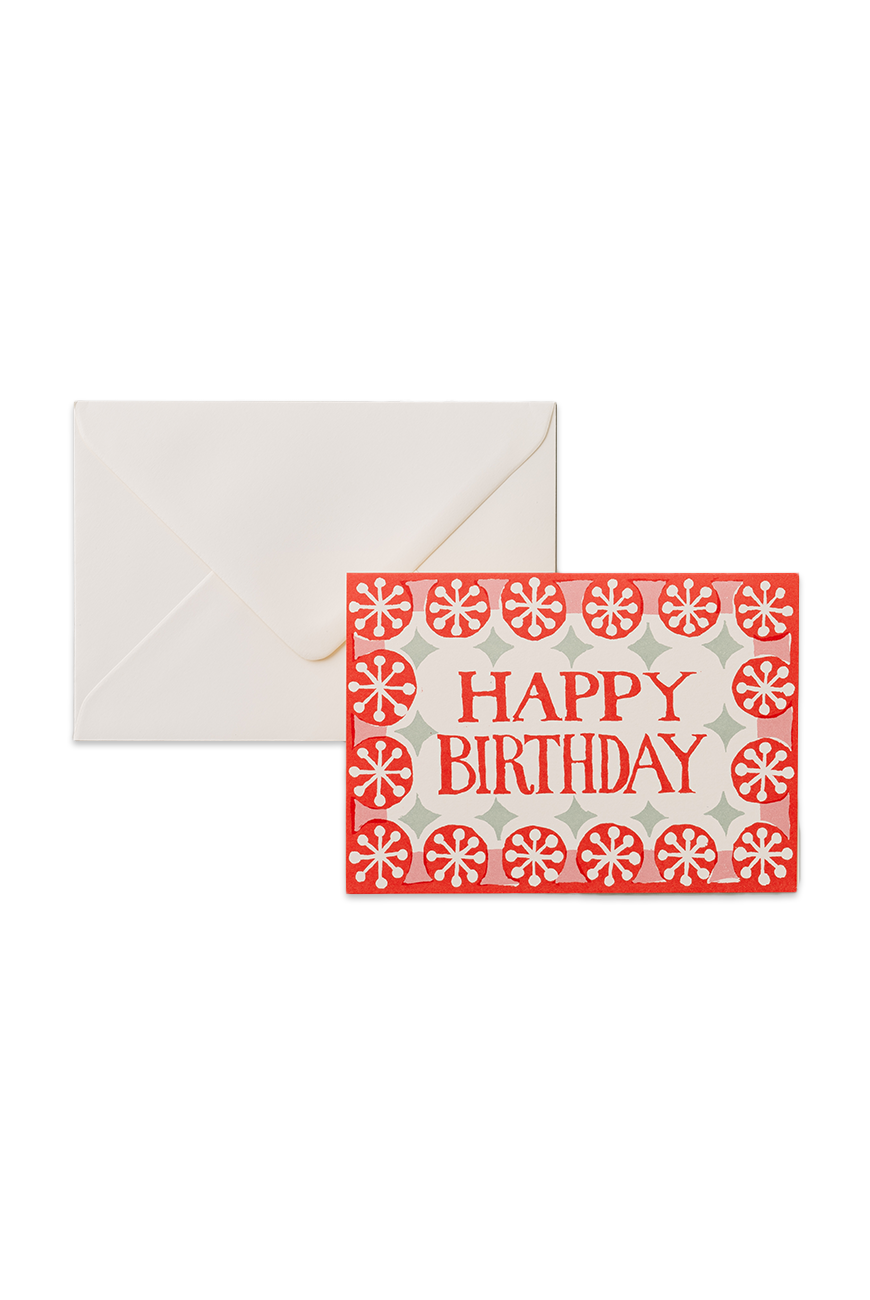 Happy Birthday Card Coral