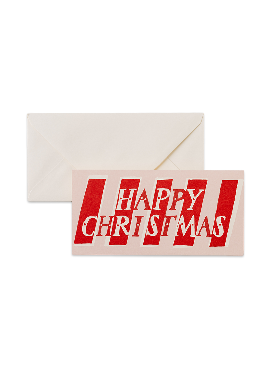 Happy Christmas Long Card