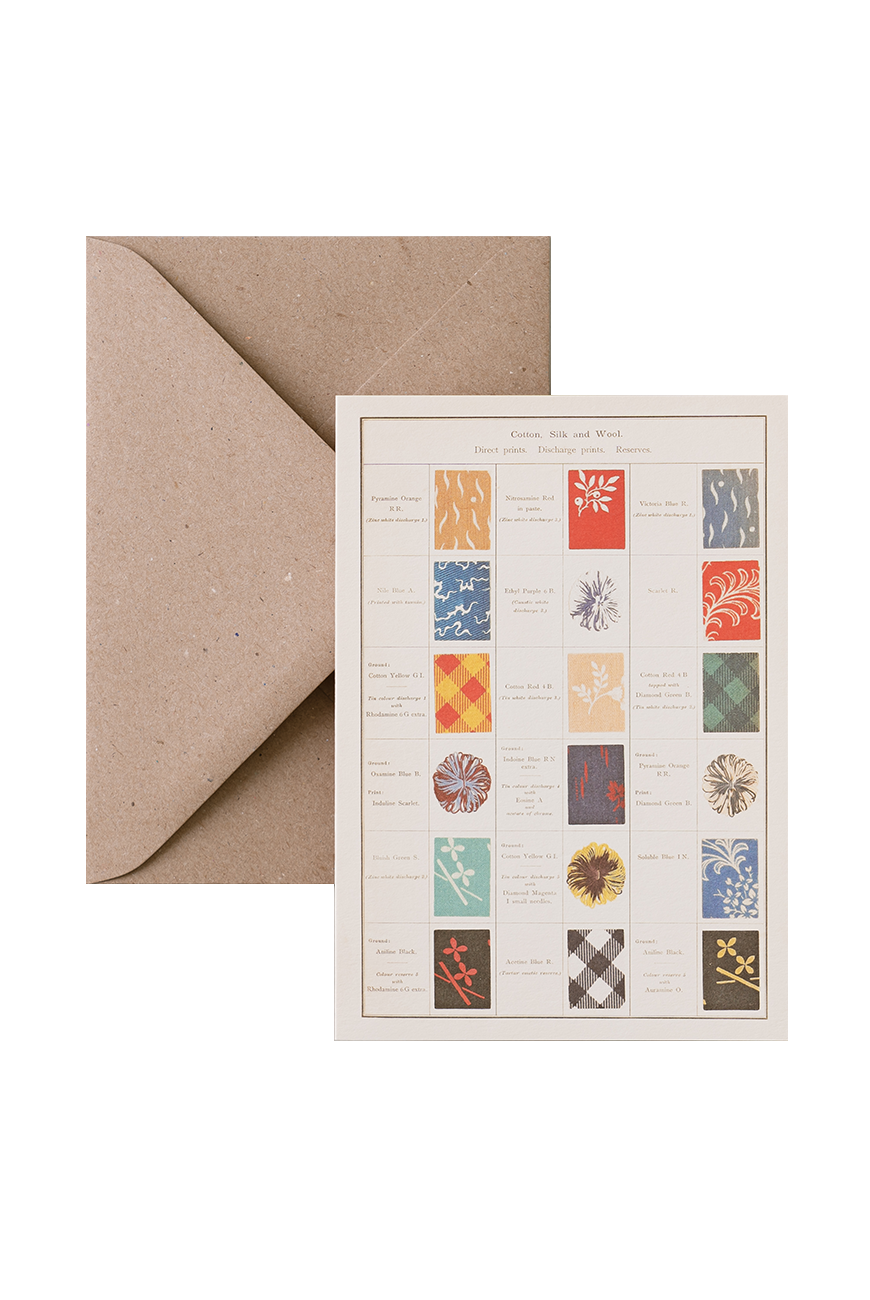 Card &amp; Envelope - Cotton Silk And Wool