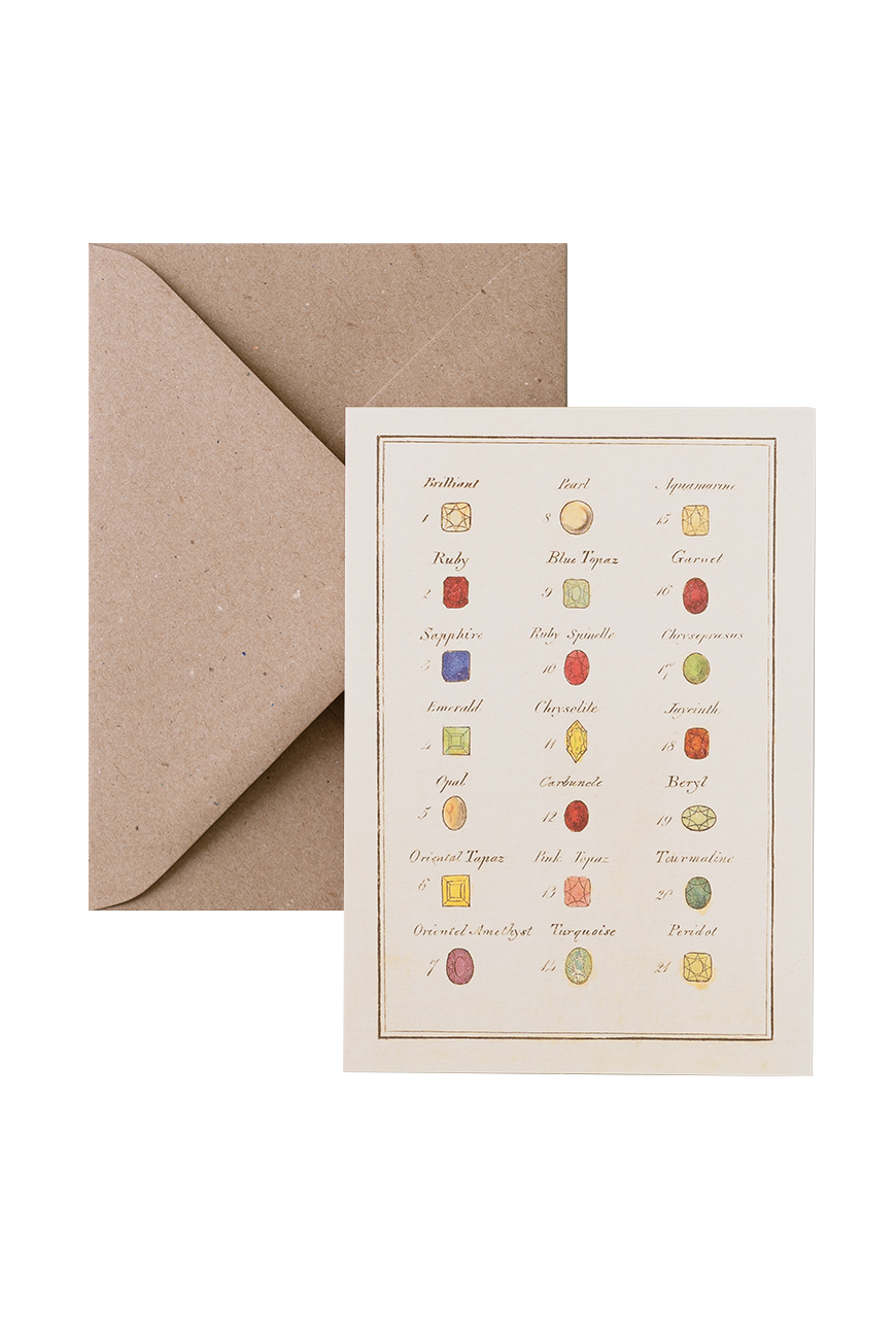 Card &amp; Envelope - Cabinet Of Gems