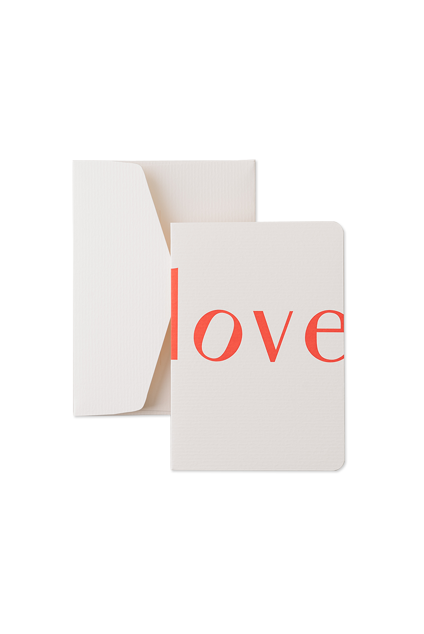 Folded Card - Love