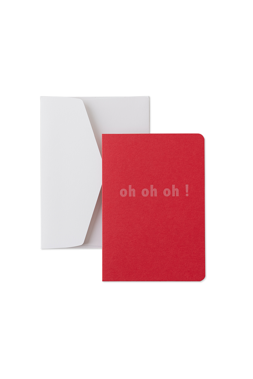 Folded Card - Oh Oh Oh!
