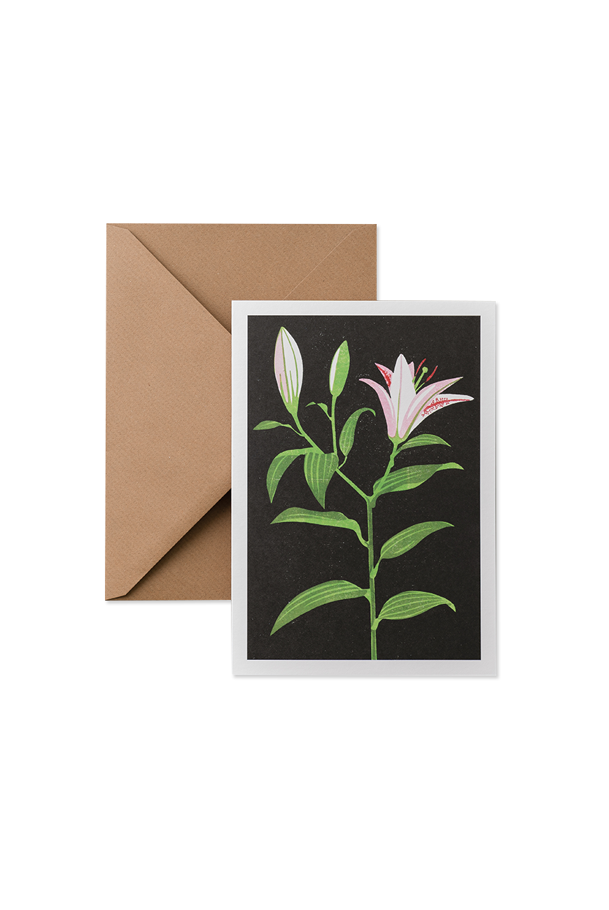 Greeting Card - Lily