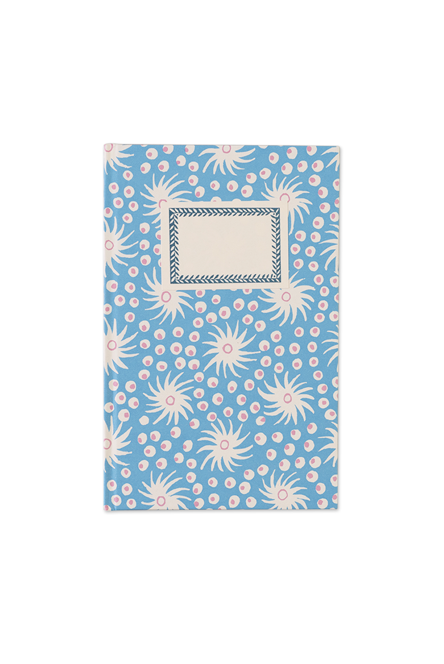 Hard Cover Notebook Milky Way Blue &amp; Old Red
