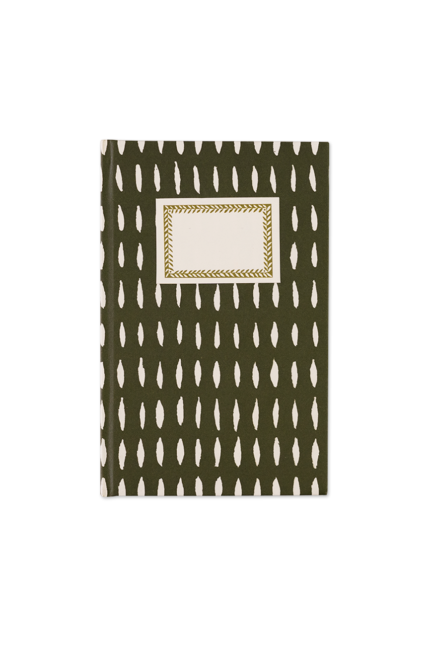 Hard Cover Notebook Seed Olive