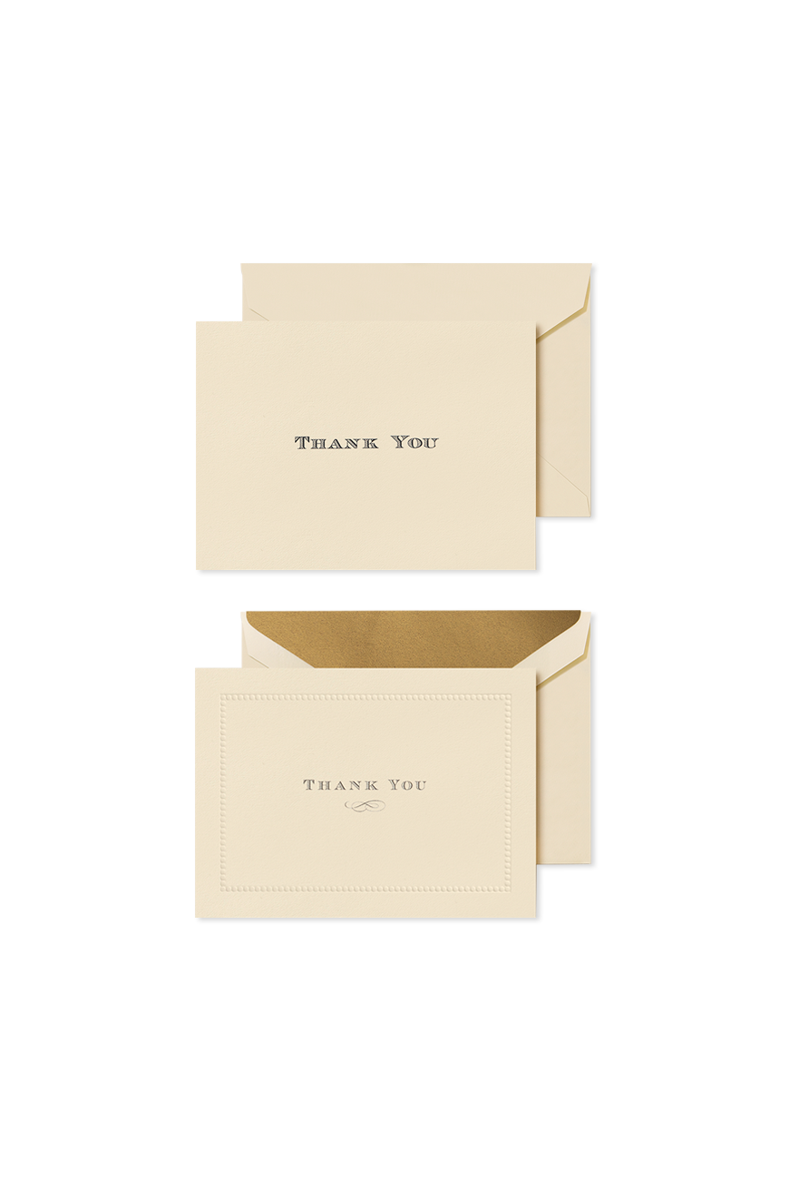 Folded Card Set  - Thank You