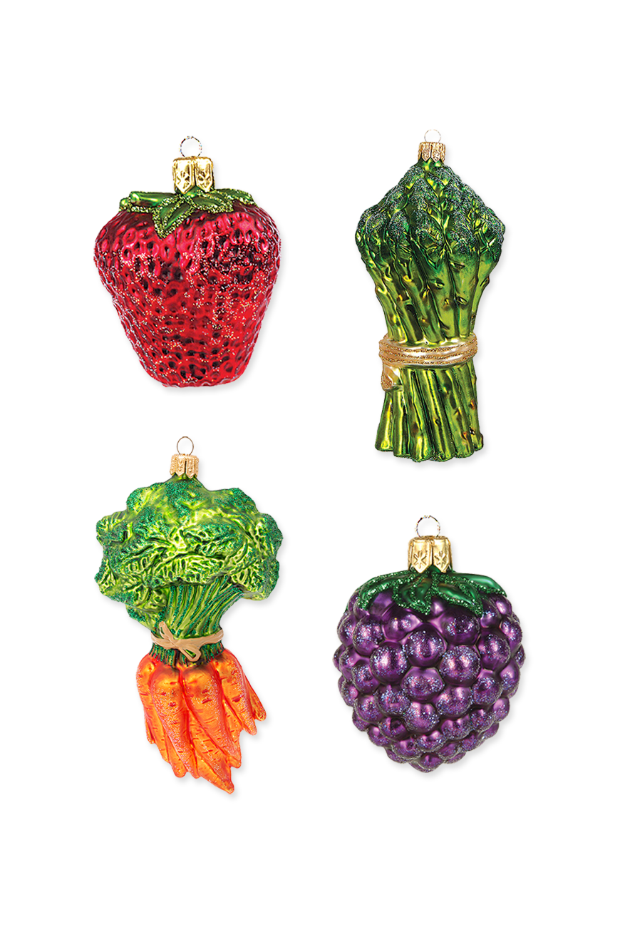 Christmas Ornament - Fruit &amp; Vegetable