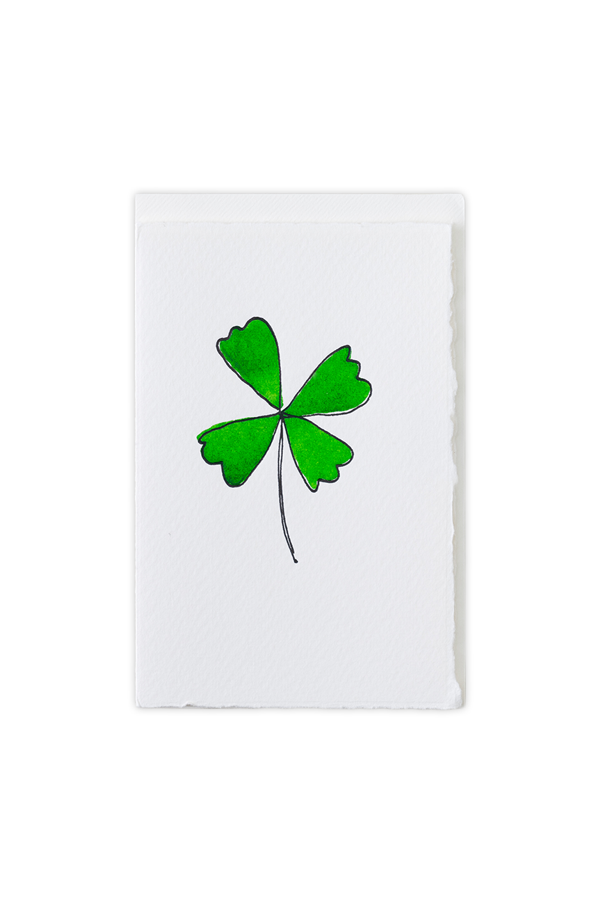Greeting Card Clover