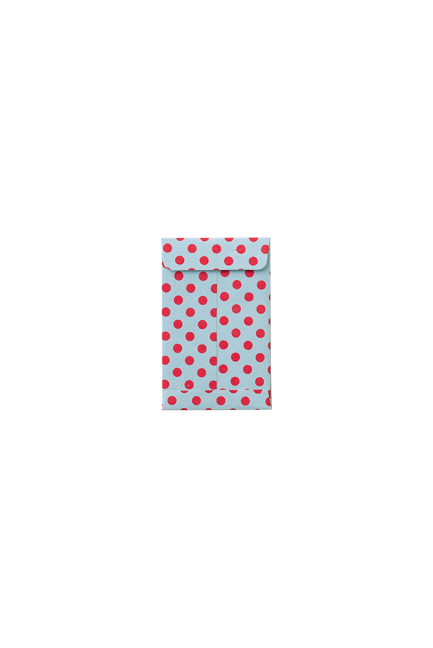 Small Card &amp; Envelope - Dots Red