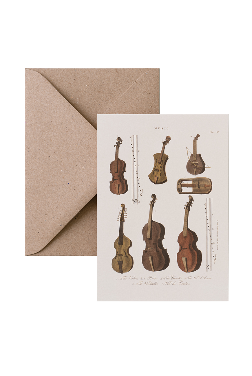 Card &amp; Envelope - Violins