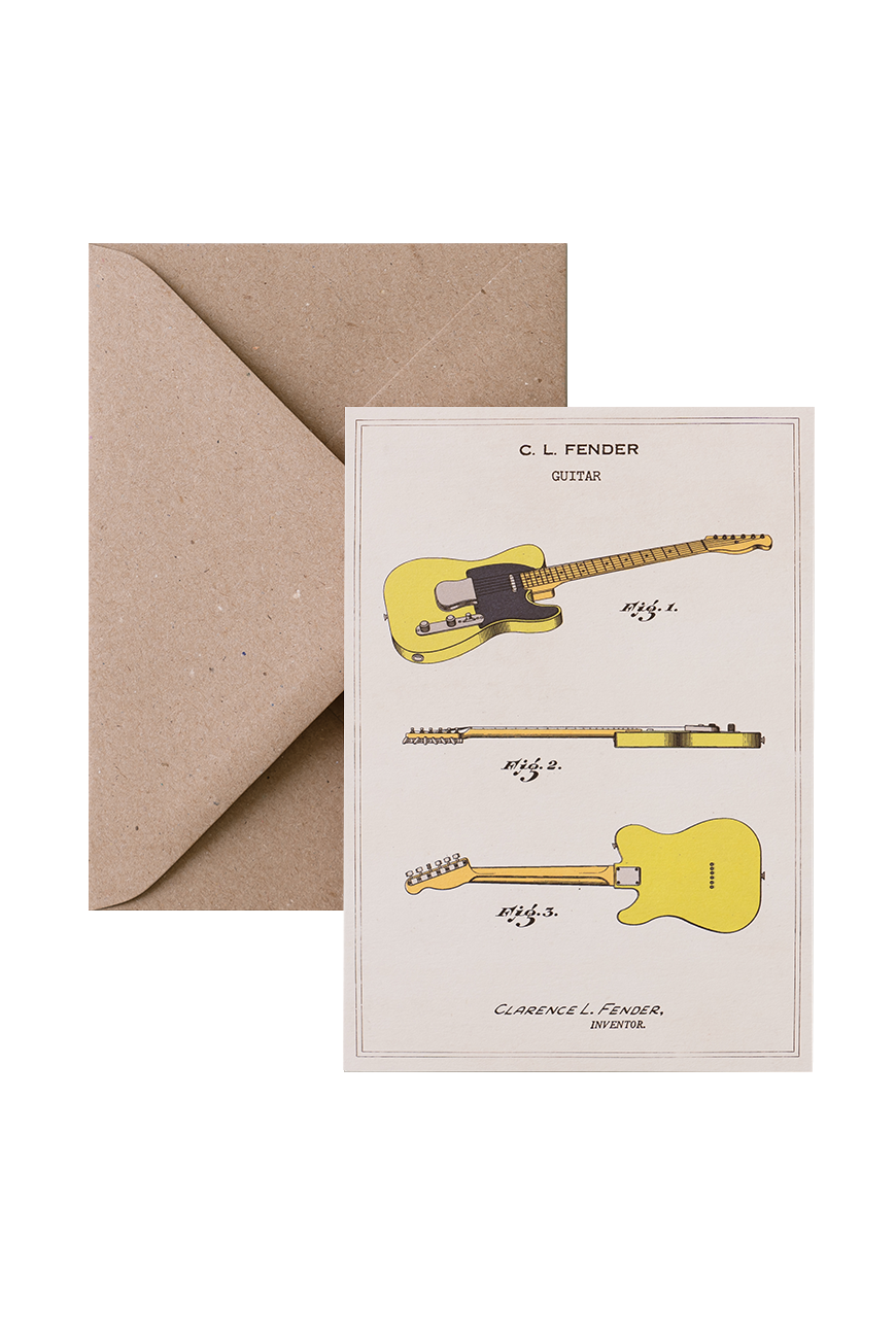Card &amp; Envelope - Fender Telecaster