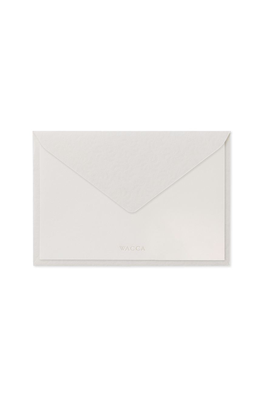 Envelope Card 5set - Ivory Hanagruma