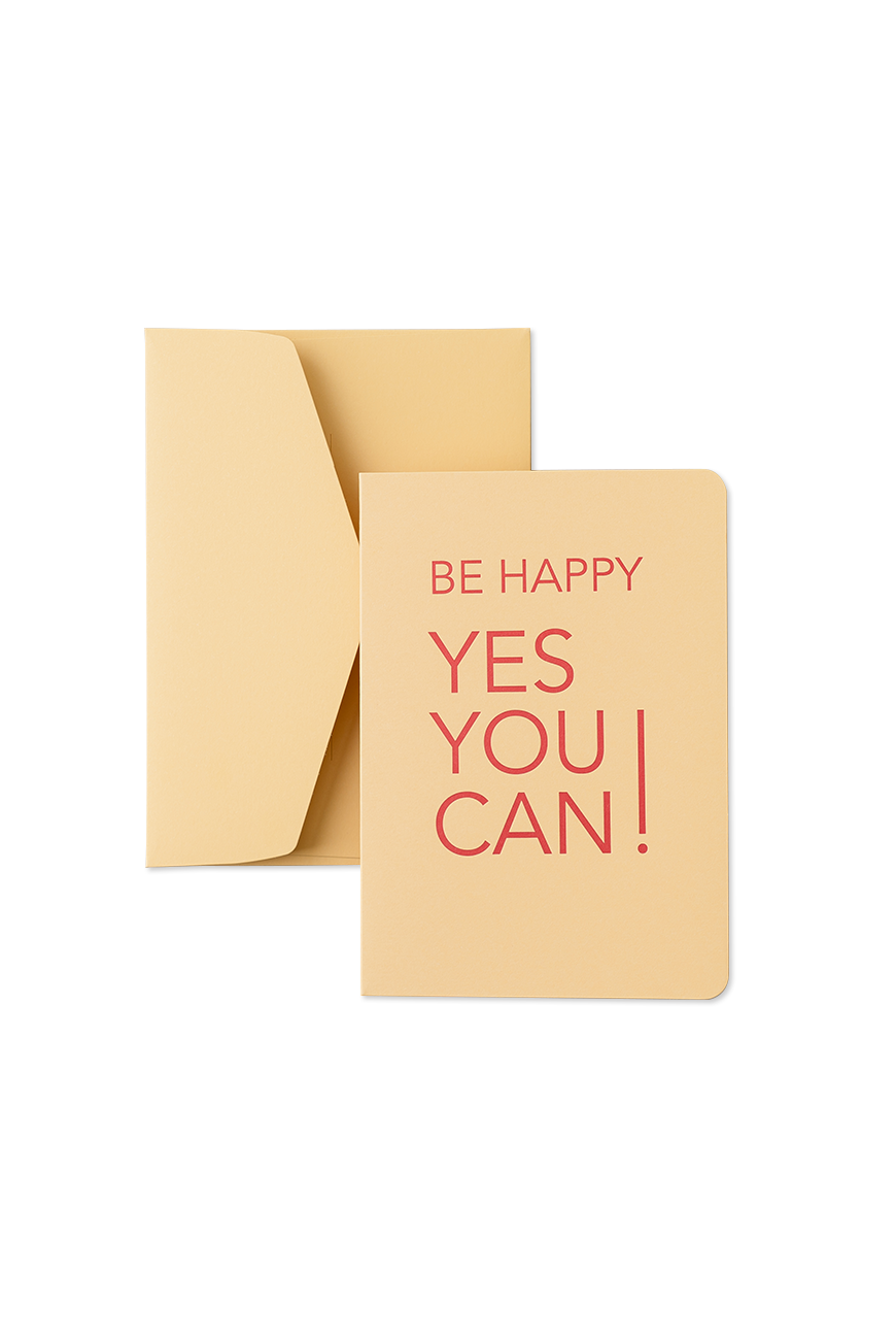 Folded Card - Be Happy
