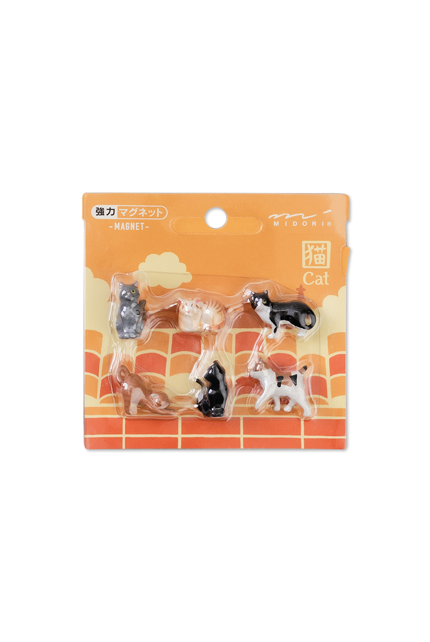Mini Magnet Cat 6pcs