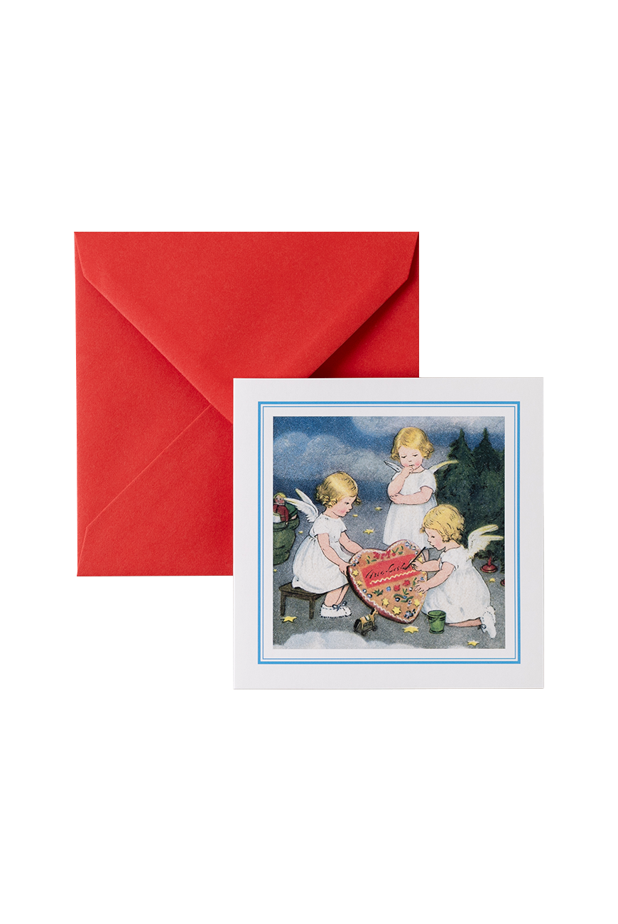Double Greeting Card - Heart