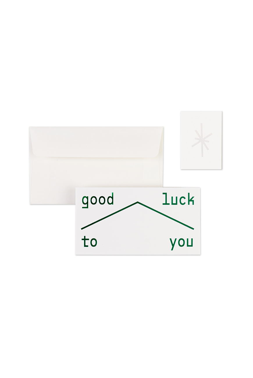 Greeting Card - Good Luck To You
