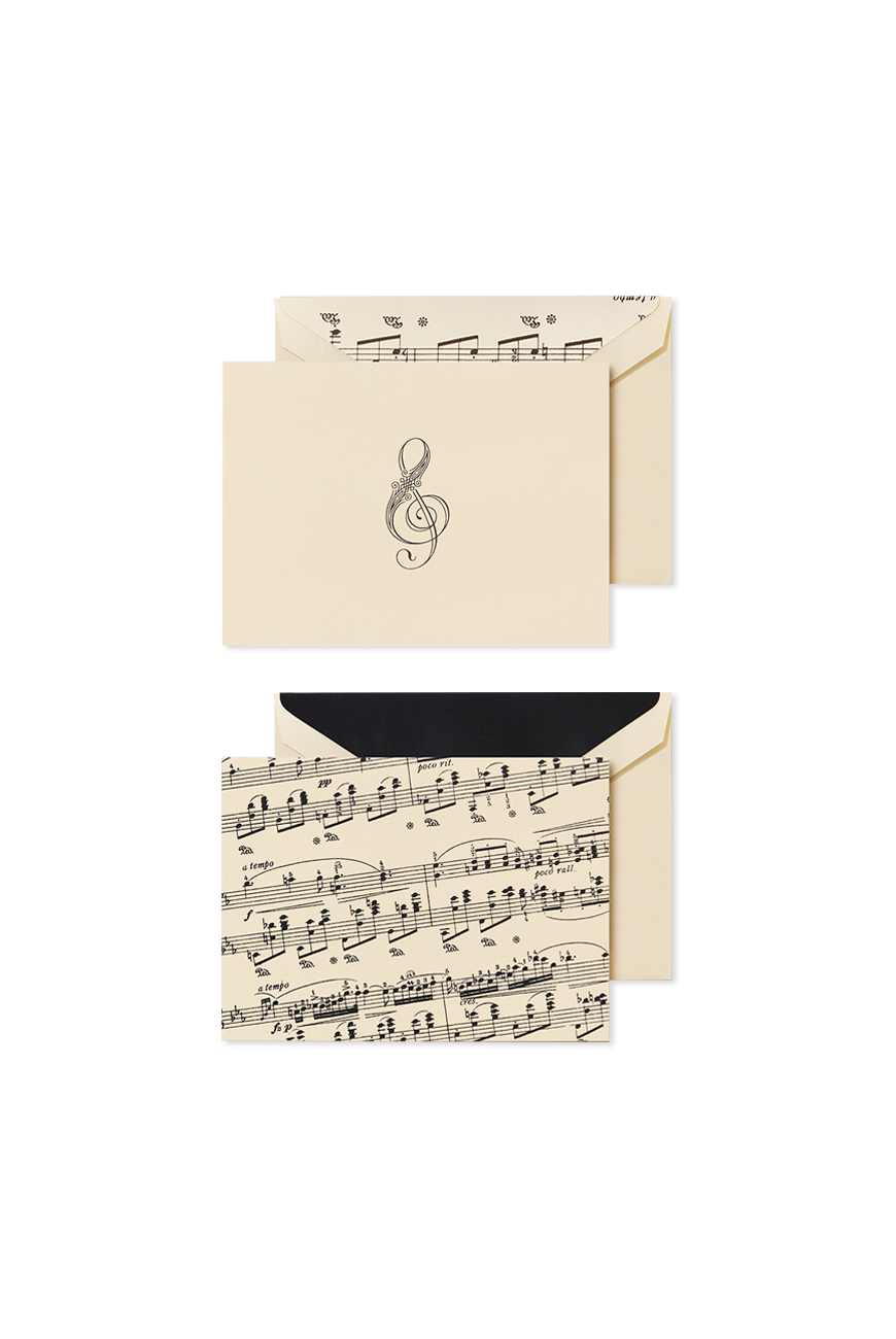 Folded Card Set  - Music
