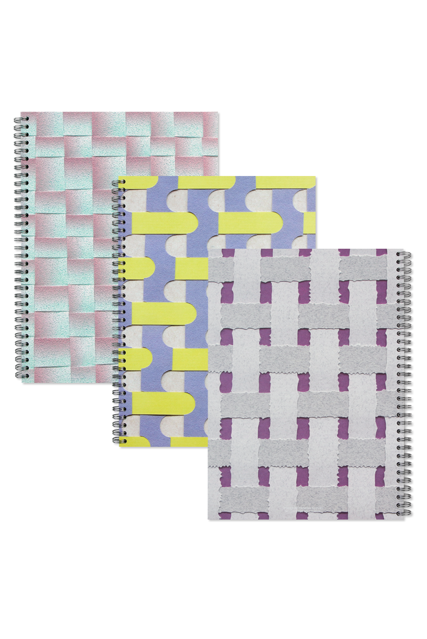 Weaved Notebook Large - Blank