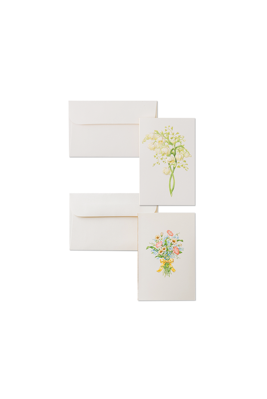 Mini Greeting Card - Flowers